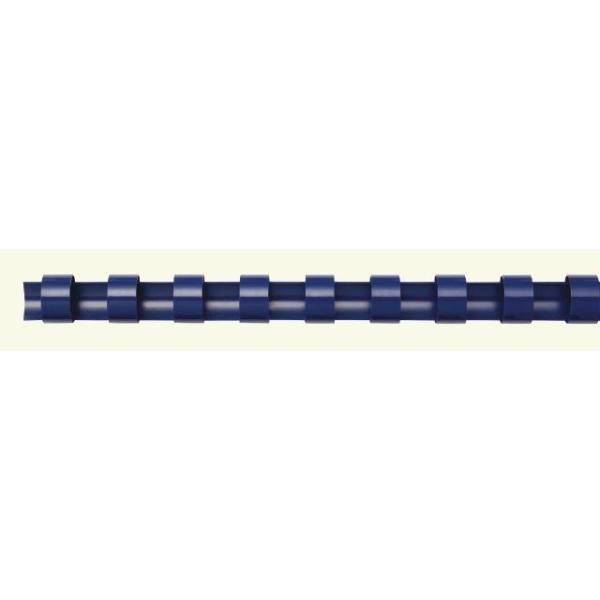 CANUTILLO PLASTICO 6MM AZUL  CJ.100U FELLOWES