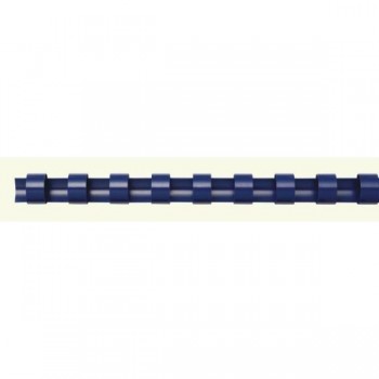 CANUTILLO PLASTICO 6MM AZUL  CJ.100U FELLOWES