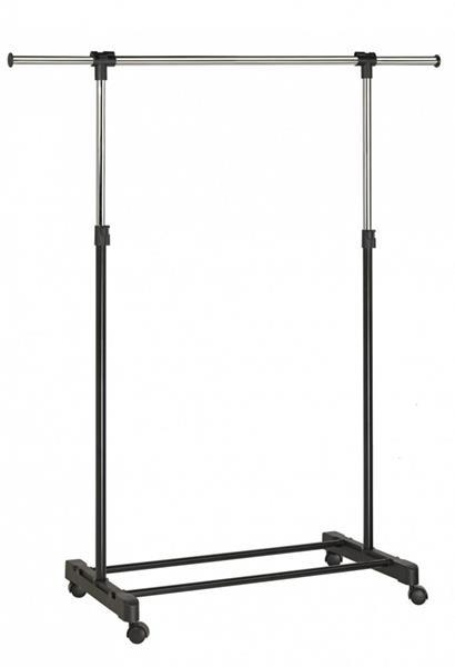 PERCHERO EXTEND NEGRO/PLATEADO UNILUX