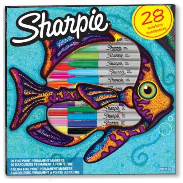 ROTULADORES SHARPIE ESTUCHE PEZ 28 PZAS FINE Y ULTRA FINE