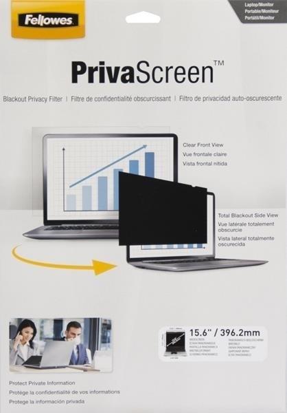 FILTRO DE PRIVACIDAD PRIVASCREEN  PANTALLA PANORÁMICA 15.6" - 16:9 FELLOWES