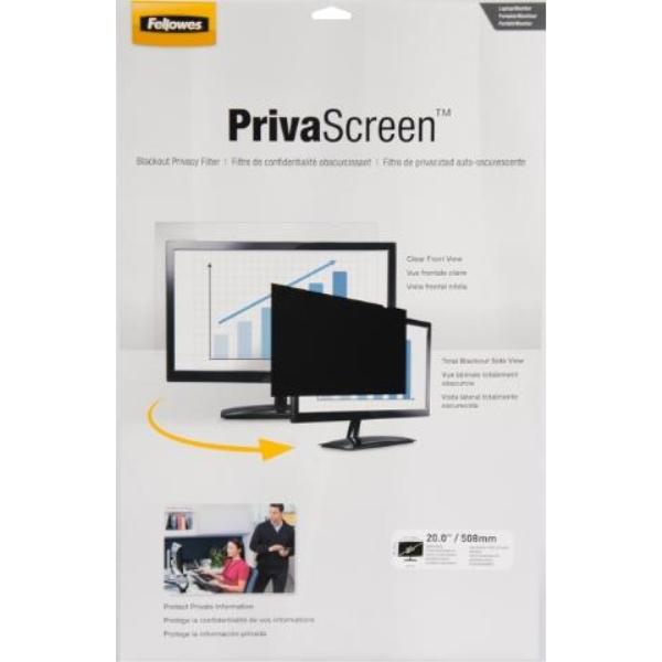FILTRO DE PRIVACIDAD PRIVASCREEN  PANTALLA PANORÁMICA 20" - 16:9