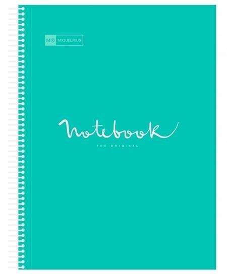 CUADERNO MICROP A4 120H 90G C/5 PP NOTEBOOK 5 EMOTIONS TURQUESA MIQUELRIUS