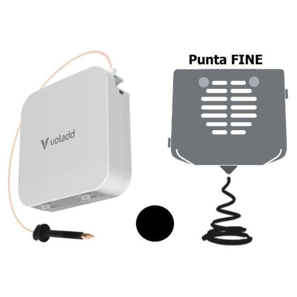 FILAMENTO+BOQUILLA 0,4 VOLADD (FINE, NEGRO, 420G)