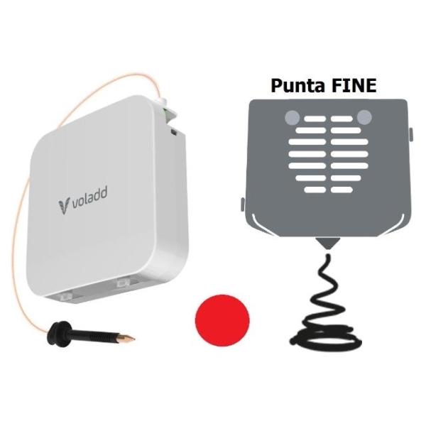 FILAMENTO+BOQUILLA 0,4 VOLADD (FINE, ROJO, 420G)