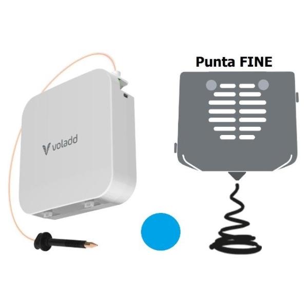 FILAMENTO+BOQUILLA 0,4 VOLADD (FINE, AZUL, 420G)