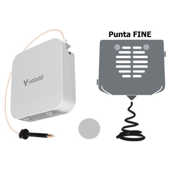 FILAMENTO+BOQUILLA 0,4 VOLADD (FINE, GRIS, 420G)