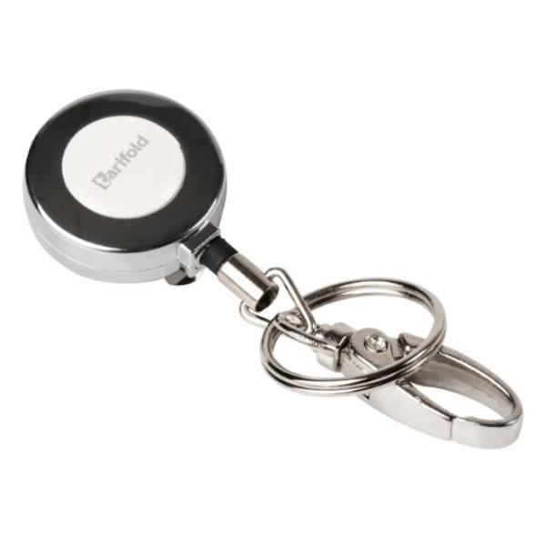 CORDÓN EXTENSIBLE YOYÓ CROMADO CON DOBLE ACCESORIO 60CM TARIFOLD