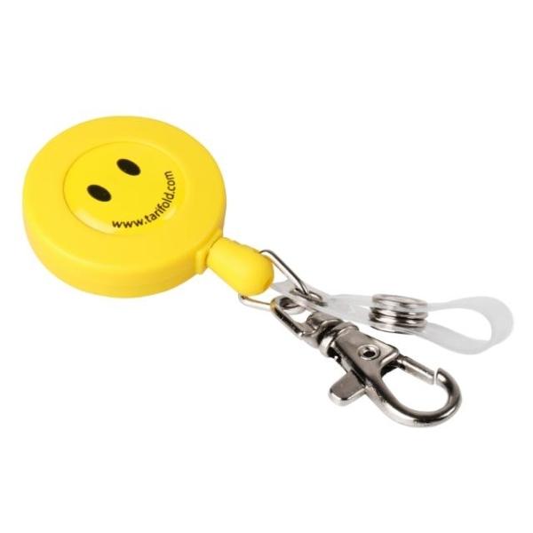 CORDÓN EXTENSIBLE YOYÓ AMARILLO SMILE CON DOBLE ACCESORIO 60CM TARIFOLD
