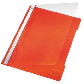 DOSSIERS FASTENER PVC A4 NARANJA CON TARJETERO LEITZ