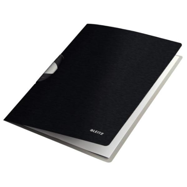 DOSSIERS COLORCLIP STYLE PP RIGIDO A4 40H NEGRO TITAN LEITZ