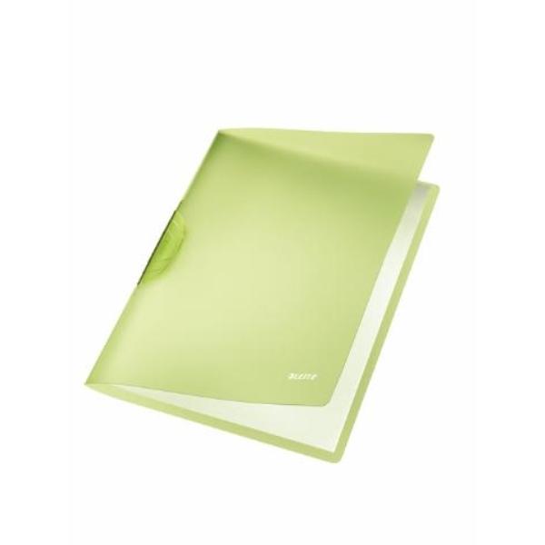 DOSSIERS CLIP RAINBOW PP RIGIDO A4 30H VERDE LEITZ