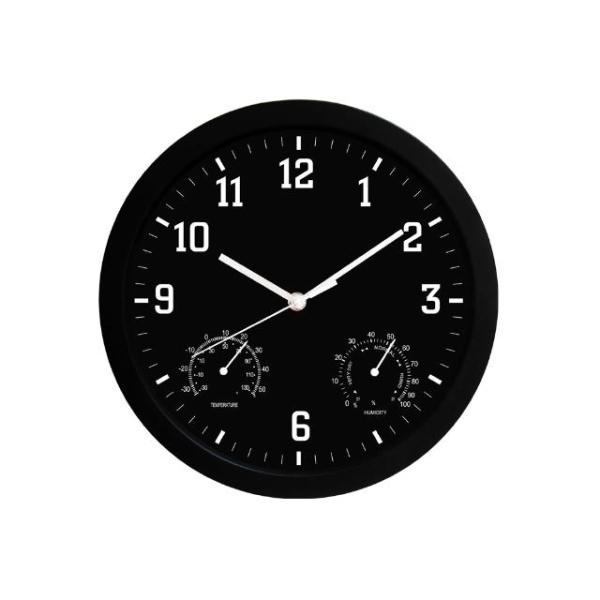 RELOJ OFICINA 30 CM NEGRO POESSA