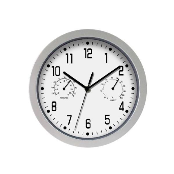 RELOJ OFICINA 30 CM PLATA POESSA