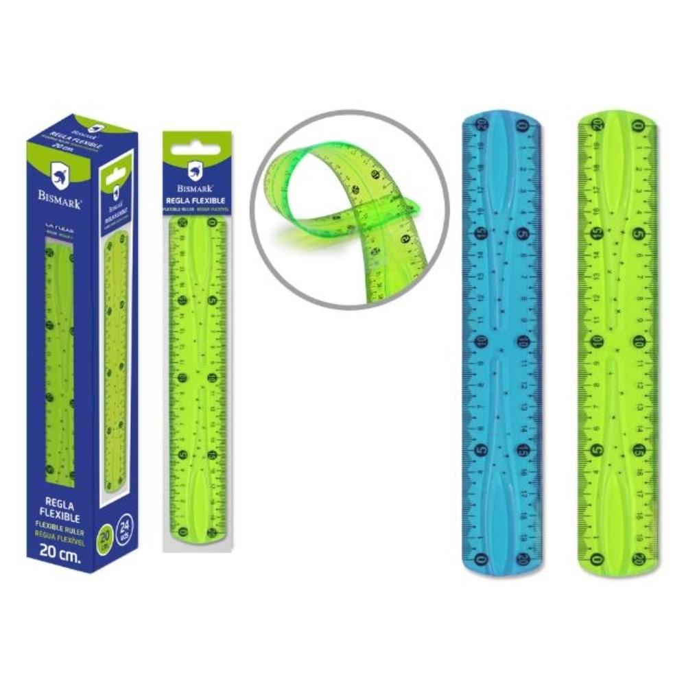 REGLA FLEXIBLE 20 CM BISMARK POESSA