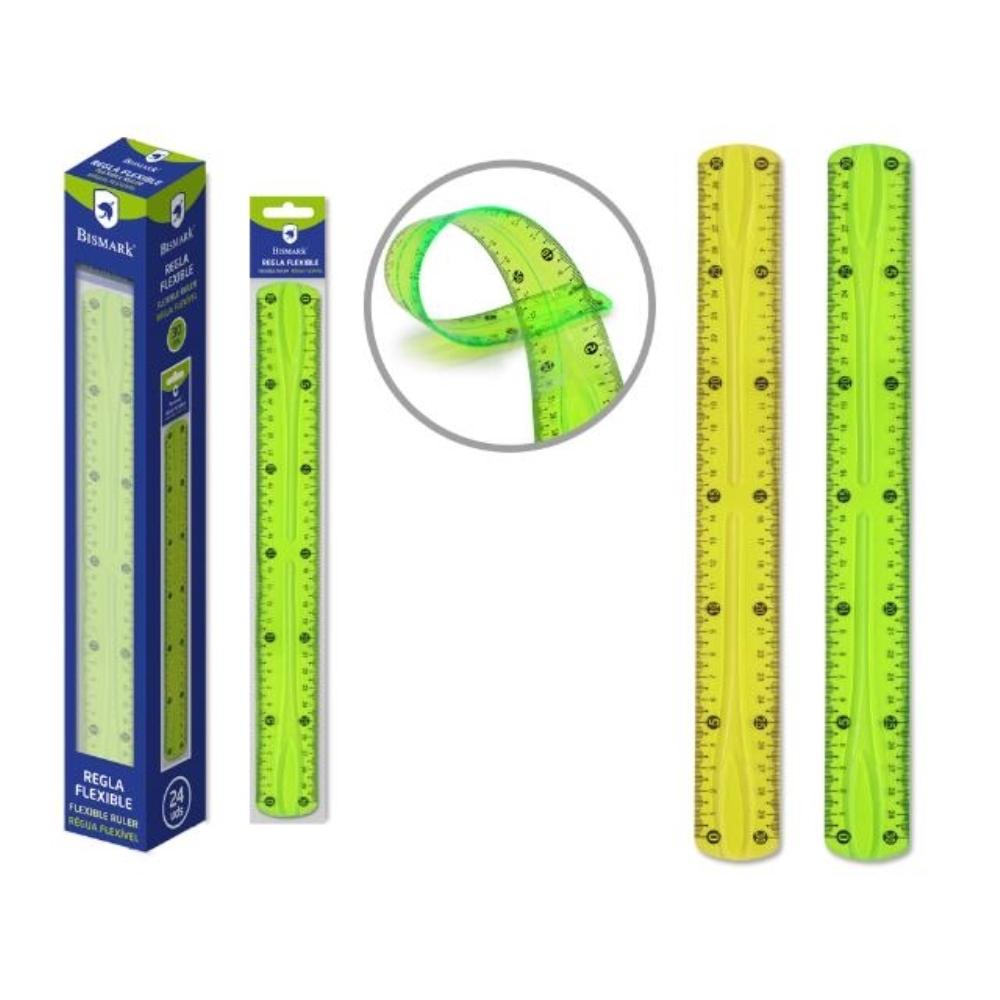 REGLA FLEXIBLE 30 CM BISMARK POESSA