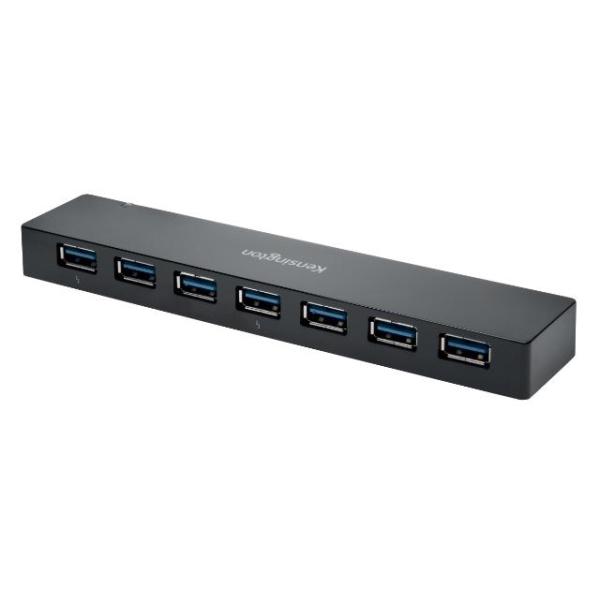 HUB 7 PUERTOS Y CARGADOR USB 3.0 KENSINGTON