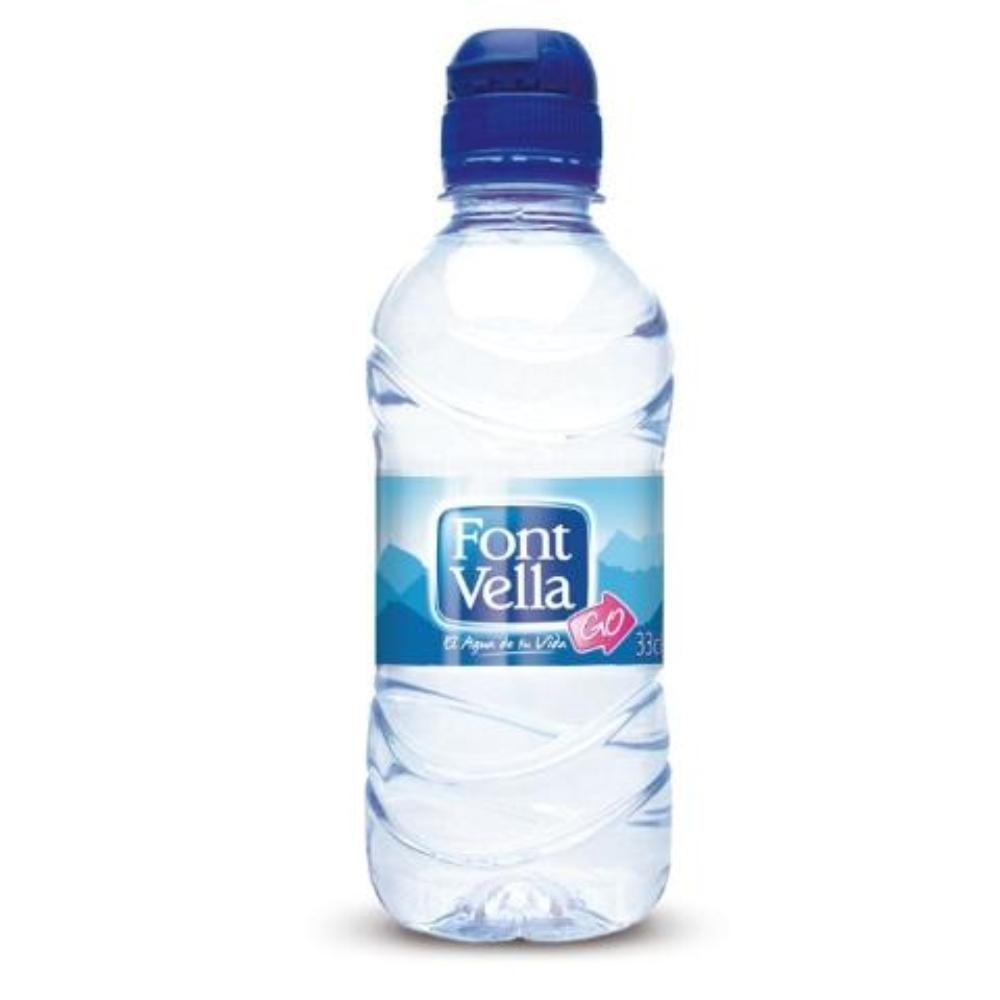 AGUA MINERAL NATURAL FONT VELLA BOTELLA SANT HILARI 330ML