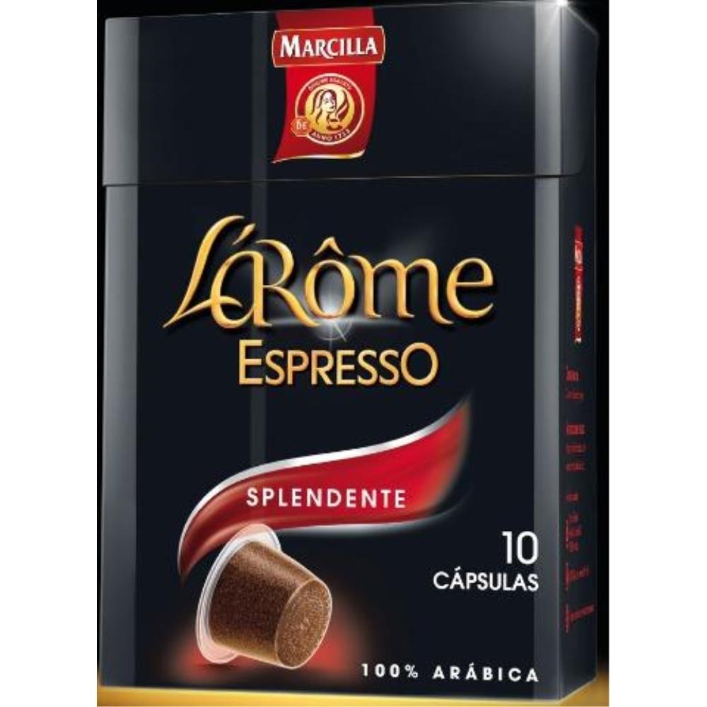 CAFE MARCILLA L' AROME ESPRESSO SPLENDENTE FUERZA 7 CAJA 10 UDS COM.CON NESSPRESO