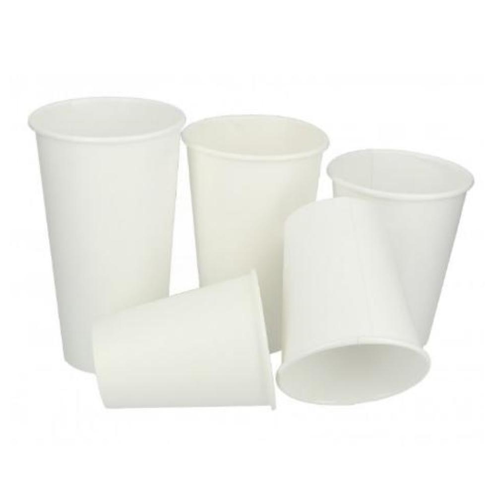 VASO DE PLASTICO BLANCO 150CC PARA MAQUINAS DE VENDING DE CAFE 100 UDS.