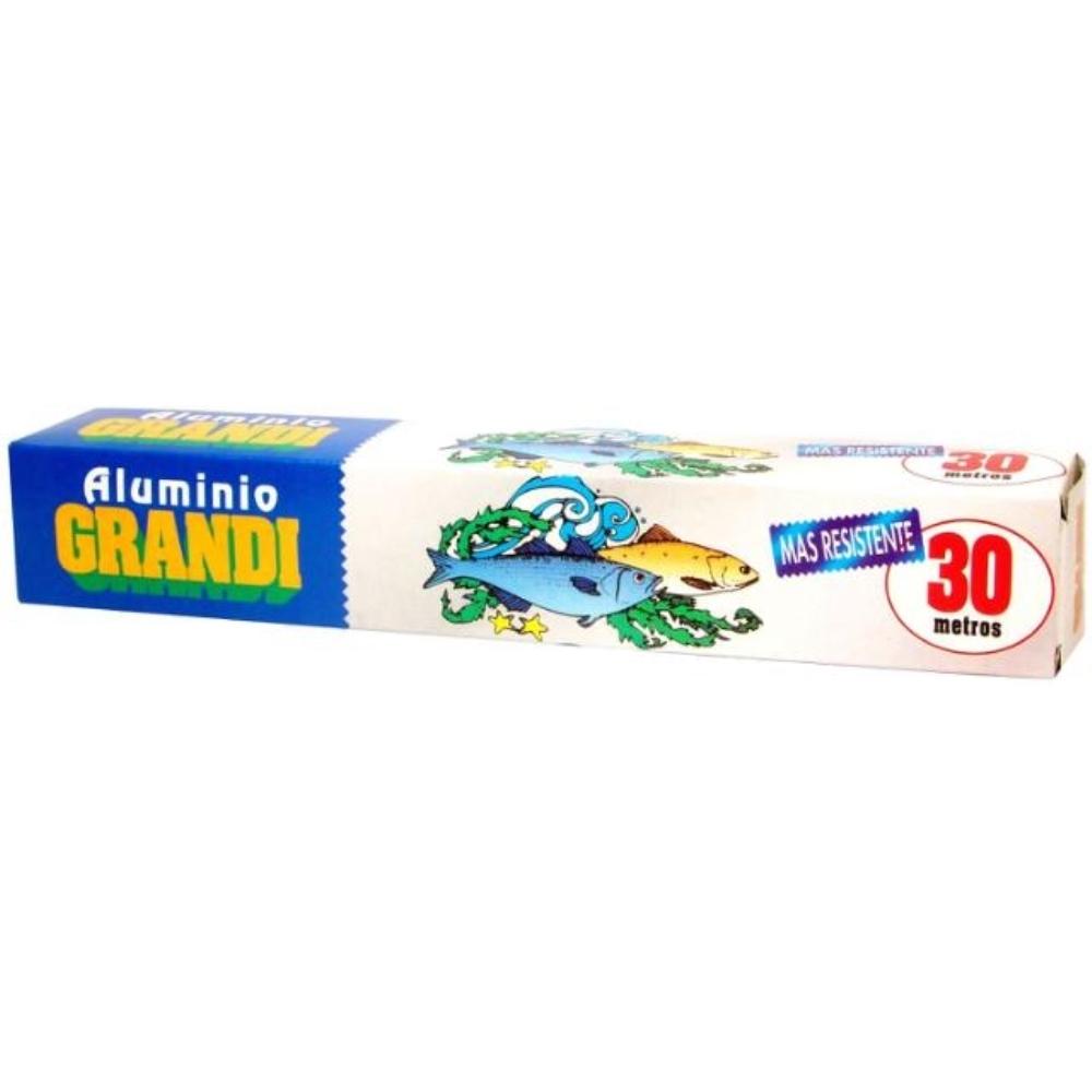 PAPEL DE ALUMINIO 45CM X 30M GRANDI
