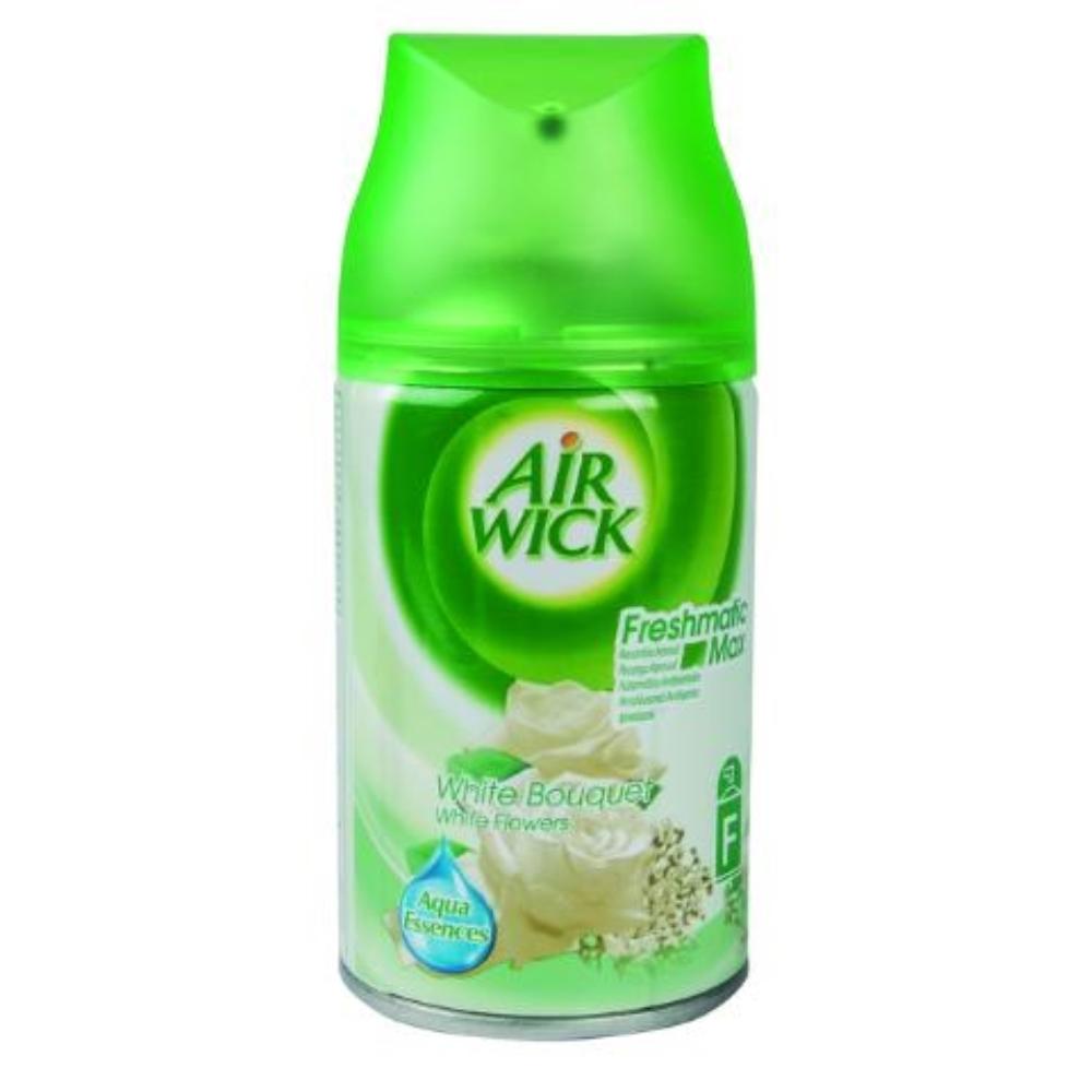 AMBIENTADOR AIR WICK WHITE FLOWERS RECAMBIO DE 250 ML PARA APARATO AIR WICK FRESHMATIK