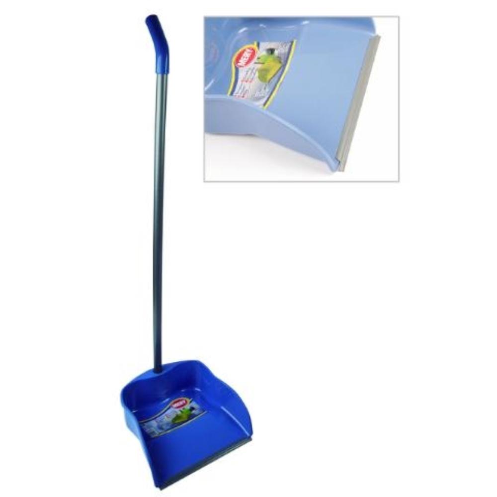RECOGEDOR CON PERFIL DE GOMA 23 CM CON PALO