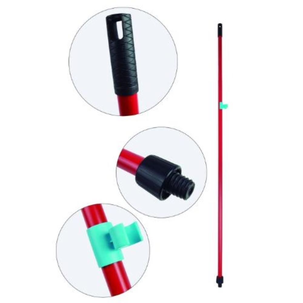 PALO DE ESCOBA O FREGONA METAL UNIVERSAL CON ADAPTADOR SP 140 CM