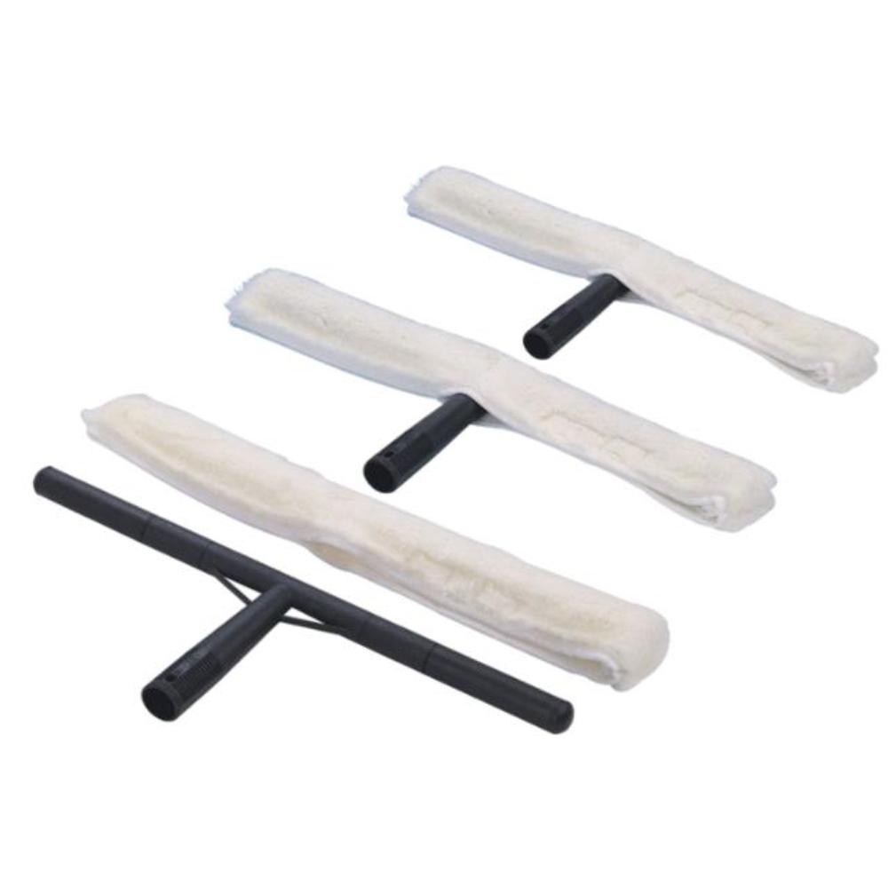 LIMPIAVENTANAS Q-CONNECT INDUSTRIAL MANGO PLASTICO Y HOJA LIMPIADORA DE 40 CM DE ANCHO