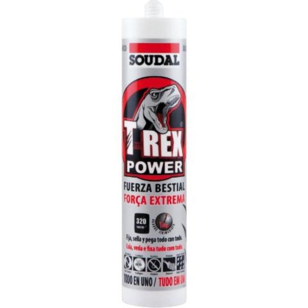 SELLADOR SOUDAL T-REX POWER BLANCO FUERZA EXTREMA 290 ML