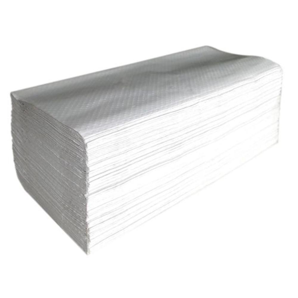 TOALLA DE PAPEL MANO ENGARZADA ECOLOGICA 1 CAPA 20X23 CM PAQUETE DE 200 UNIDADES