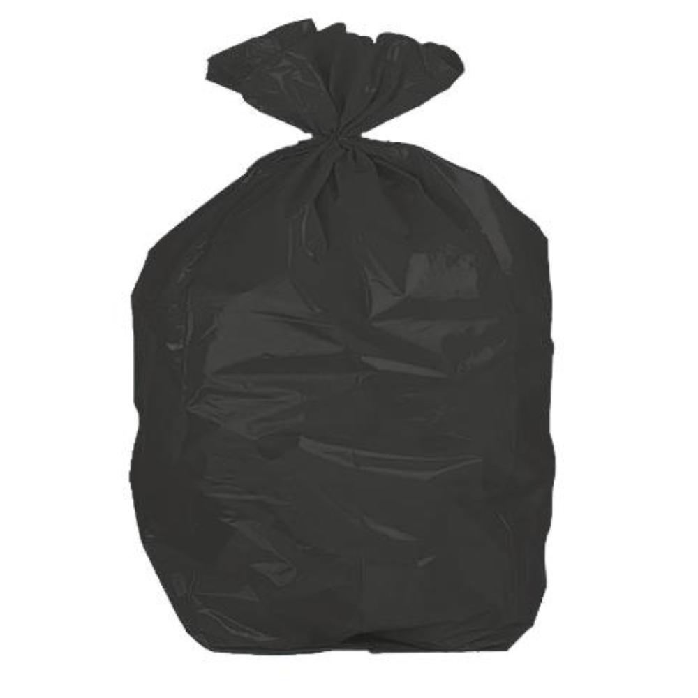 BOLSA BASURA DOMESTICA NEGRA 52X60CM GALGA 80 ROLLO DE 20 UNIDADES