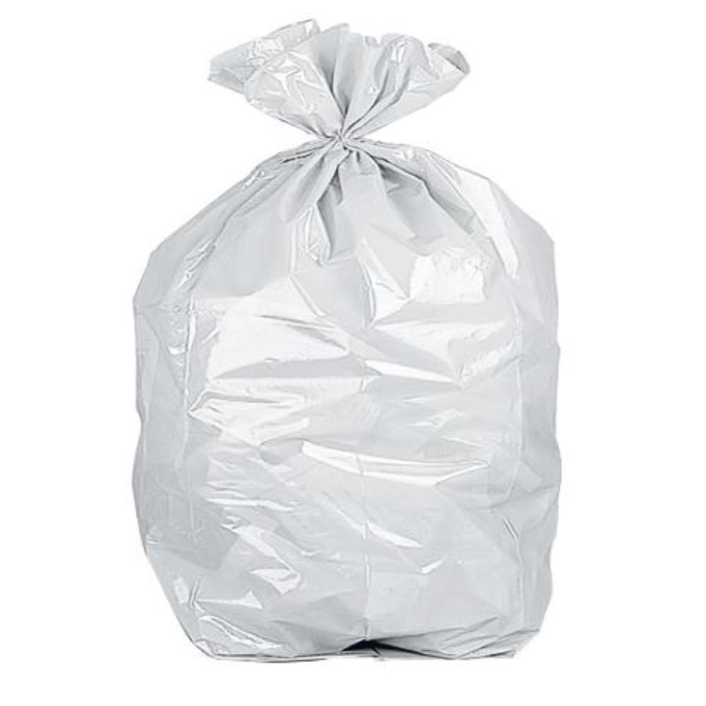 BOLSA BASURA DOMESTICA TRANSLUCIDA 52X60CM GALGA 70 ROLLO DE 20 UNIDADES