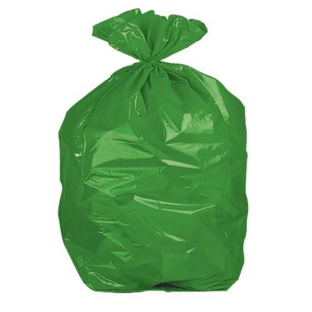 BOLSA BASURA INDUSTRIAL VERDE 85X105CM GALGA 110 ROLLO DE 10 UNIDADES
