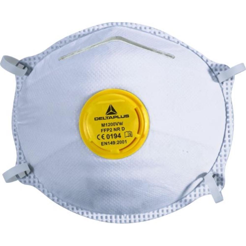 MASCARILLA DE PROTECCION DELTAPLUS DESECHABLE CON VALVULA AJUSTABLE FFP2 CAJA 10 UDS
