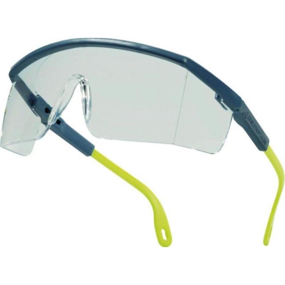 GAFAS DE PROTECCION DELTAPLUS POLICARBONATO MONOBLOQUE INCOLORO GRIS-AMARILLA UV400
