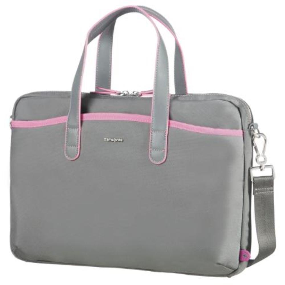 MALETIN PORTATIL 15,6" NEFTI GRIS SAMOSNITE