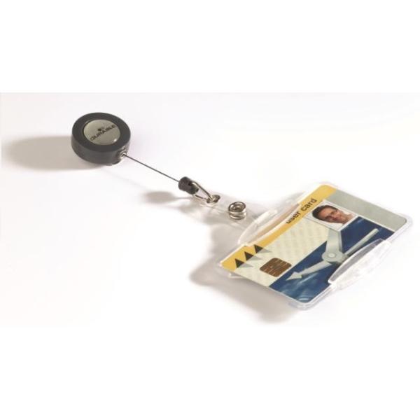 IDENTIFICADOR CON CORDON EXTENSIBLE 54x85MM TRANSPARENTE DURABLE
