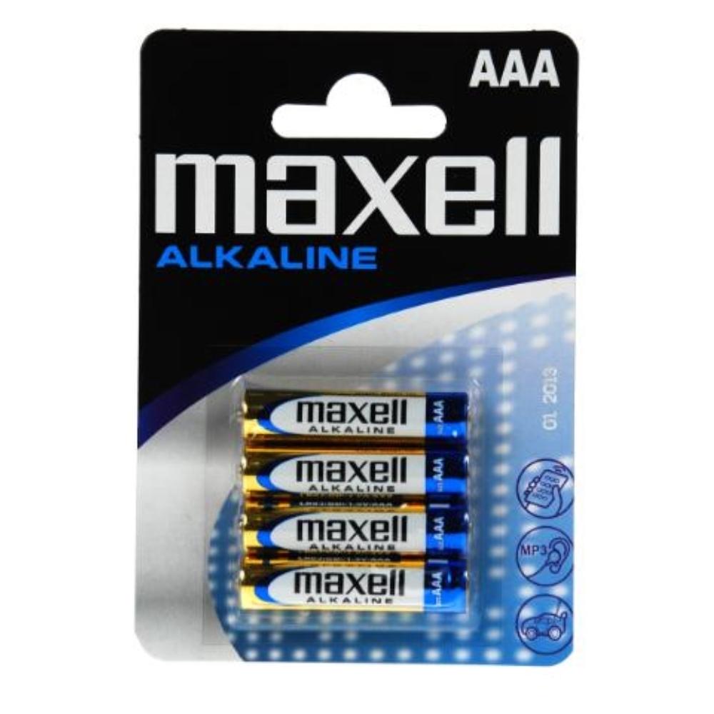 PILAS ALCALINAS AAA (LR03) BLISTER 4U. MAXELL