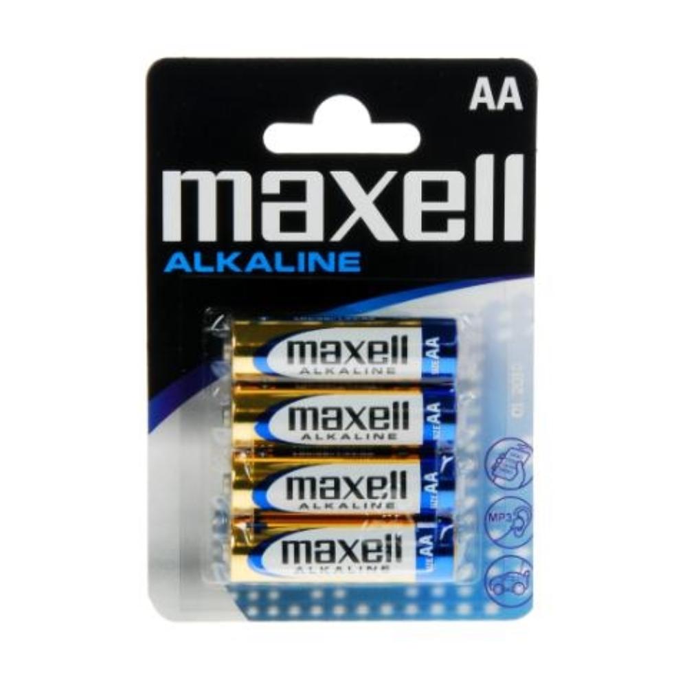 PILAS ALCALINAS AA (LR06) BLISTER 4U. MAXELL