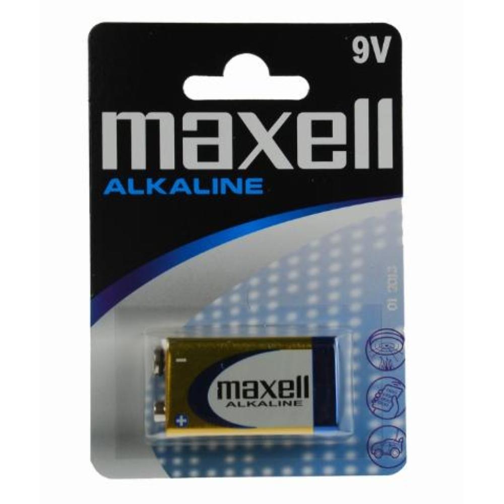 PILAS ALCALINAS 6LF22 (9V) BLISTER 1U. MAXELL