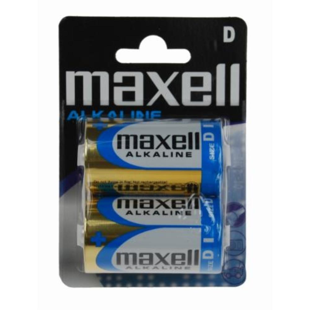 PILAS ALCALILNAS D (LR20) BLISTER 2U. MAXELL