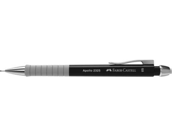 PORTAMINAS APOLLO 0,5MM NEGRO FABER CASTELL