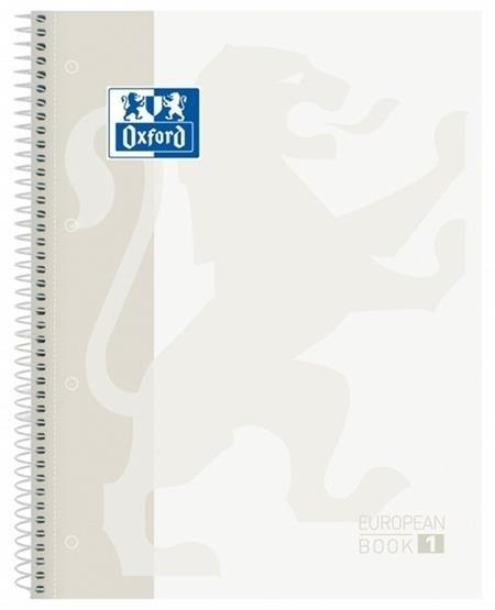 CUADERNO MICROPERFORADO A4+ 80H 90G CUADRO 5MM T/DURA BLANCO OXFORD SCH