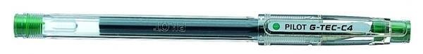 BOLIGRAFO G-TEC-C4 EXTRAFINO GEL VERDE PILOT