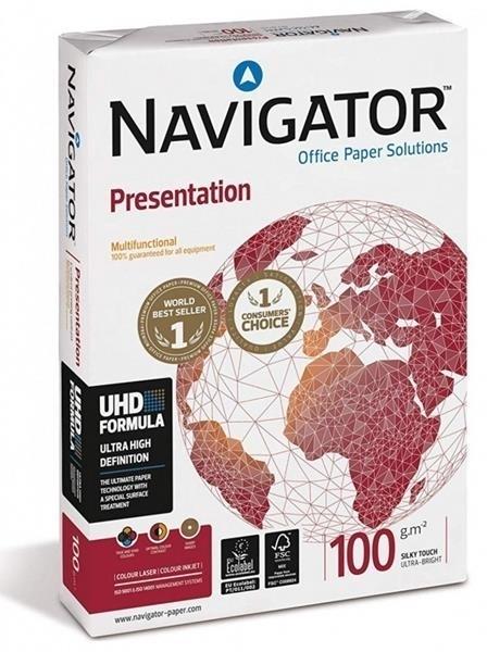 PAPEL A4 100G NAVIGATOR PRESENTATION 500H