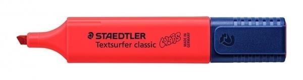 ROTULADOR FLUORESCENTE ROJO INTENSO TEXTSURFER 364 EXCELLENT COLOURS STAEDTLER