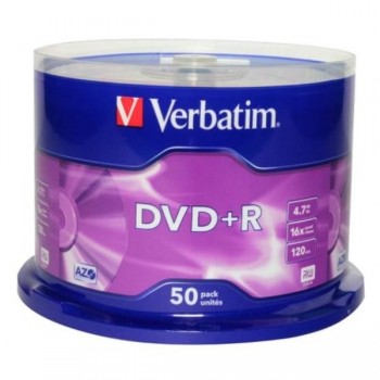 DVD+R VERBATIM 4.7GB 16x Photo Imprimi (Tarrina 50)