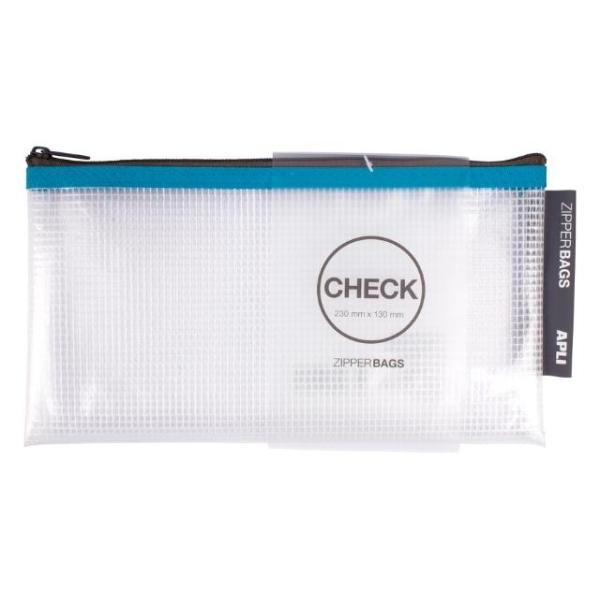BOLSA ZIPPER BAG CHECK COLORES SURTIDOS APLI