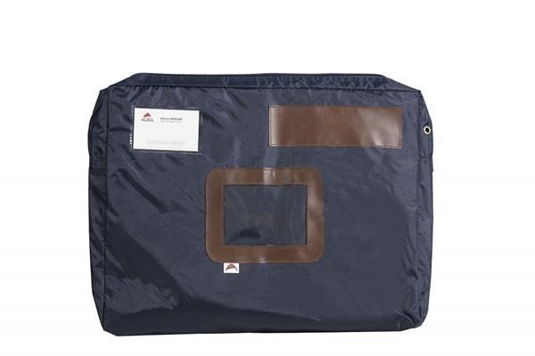 BOLSA DE CORRESPONDENCIA FABRICADA EN NYLON IMPERMEABLE 50X420X320 MM AZUL ALBA